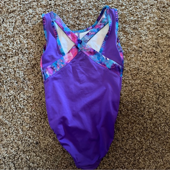 Danskin Purple and Multicolor Kids Leotard - Picture 3 of 5
